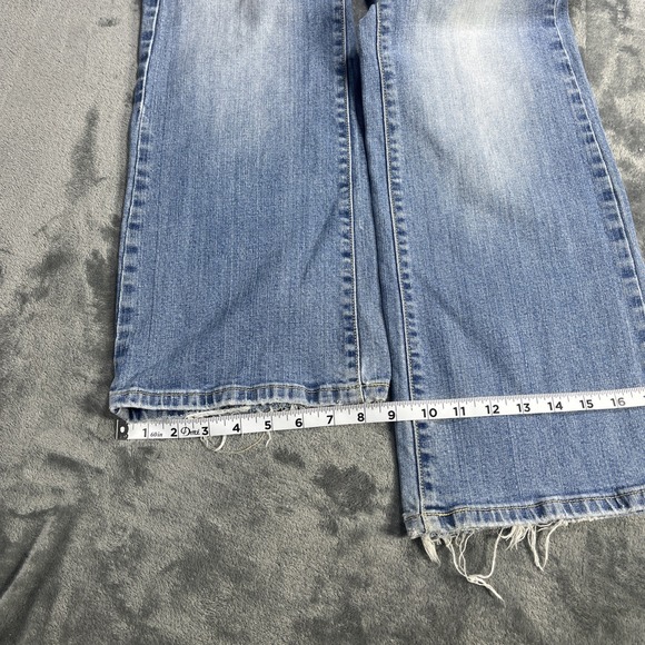 Levis Jeans Womens 14 Blue 529 Curvy Bootcut Mid Rise Light Wash Stretch Denim - Picture 5 of 7